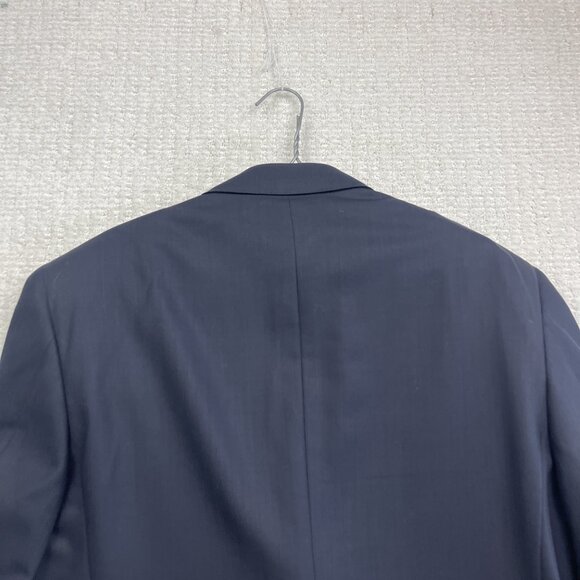 Canali Super 120s Wool Blazer Men’s Sz 54R Dark Blue 100% Wool Sport Coat Jacket - Picture 16 of 16